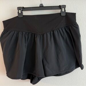 Offline by Aerie Nylon Running Short - True Black - XXL